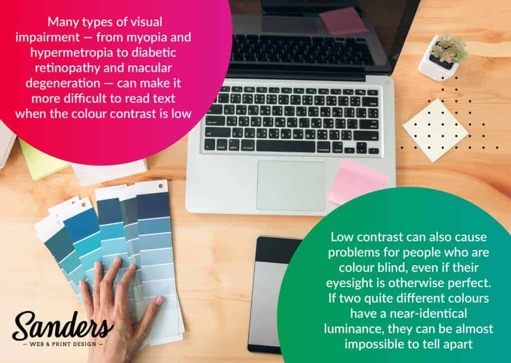 Ensure Colour Contrast 1 - Sanders Design Ensure Colour Contrast 1 - Sanders Design