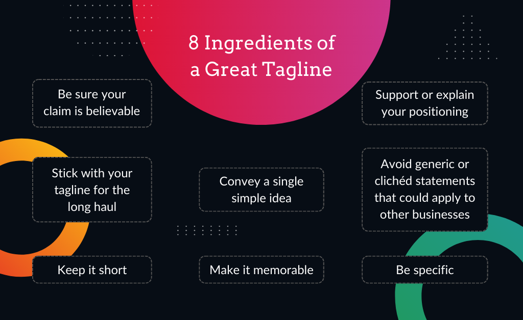 8 Ingredients of a Great Tagline - Sanders Design 8 Ingredients of a Great Tagline - Sanders Design