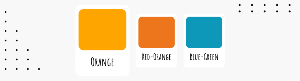 orange red orange blue green - Sanders Design orange red orange blue green - Sanders Design