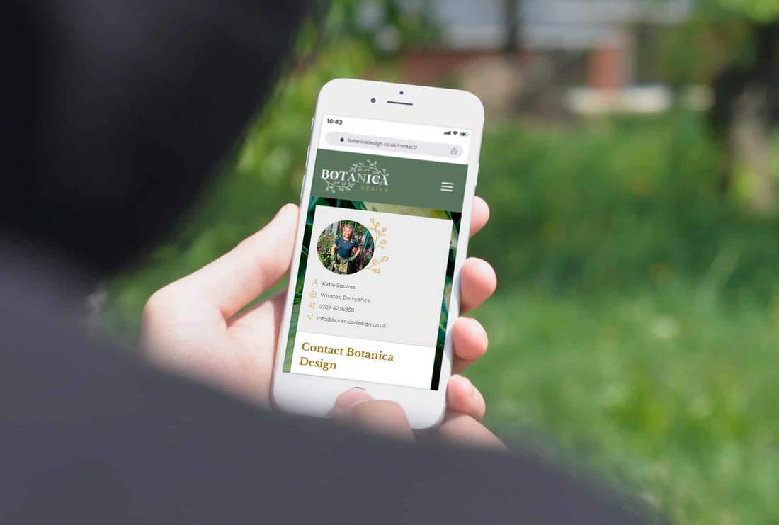 Botanica Design website across devices