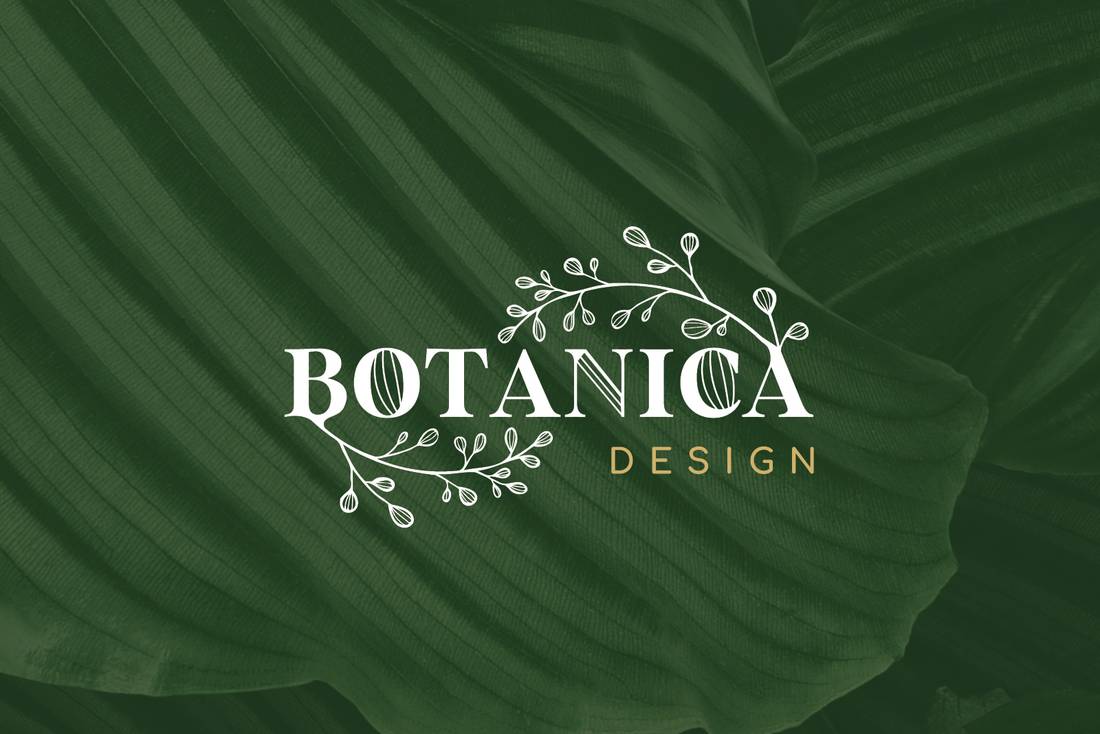 Botanica Design branding by Sanders Design