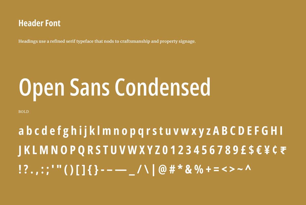 Cornwall uPVC header font
