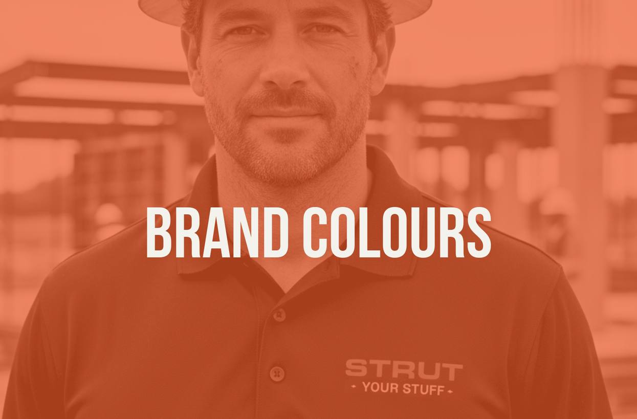 Strut Your Stuff brand colours